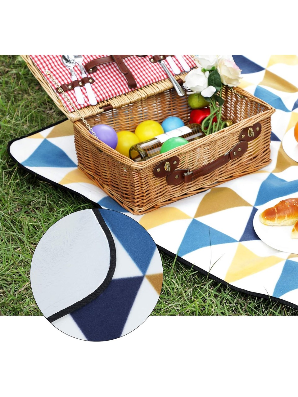 Songmics Piknik Örtüsü 200 x 150 GCM07S