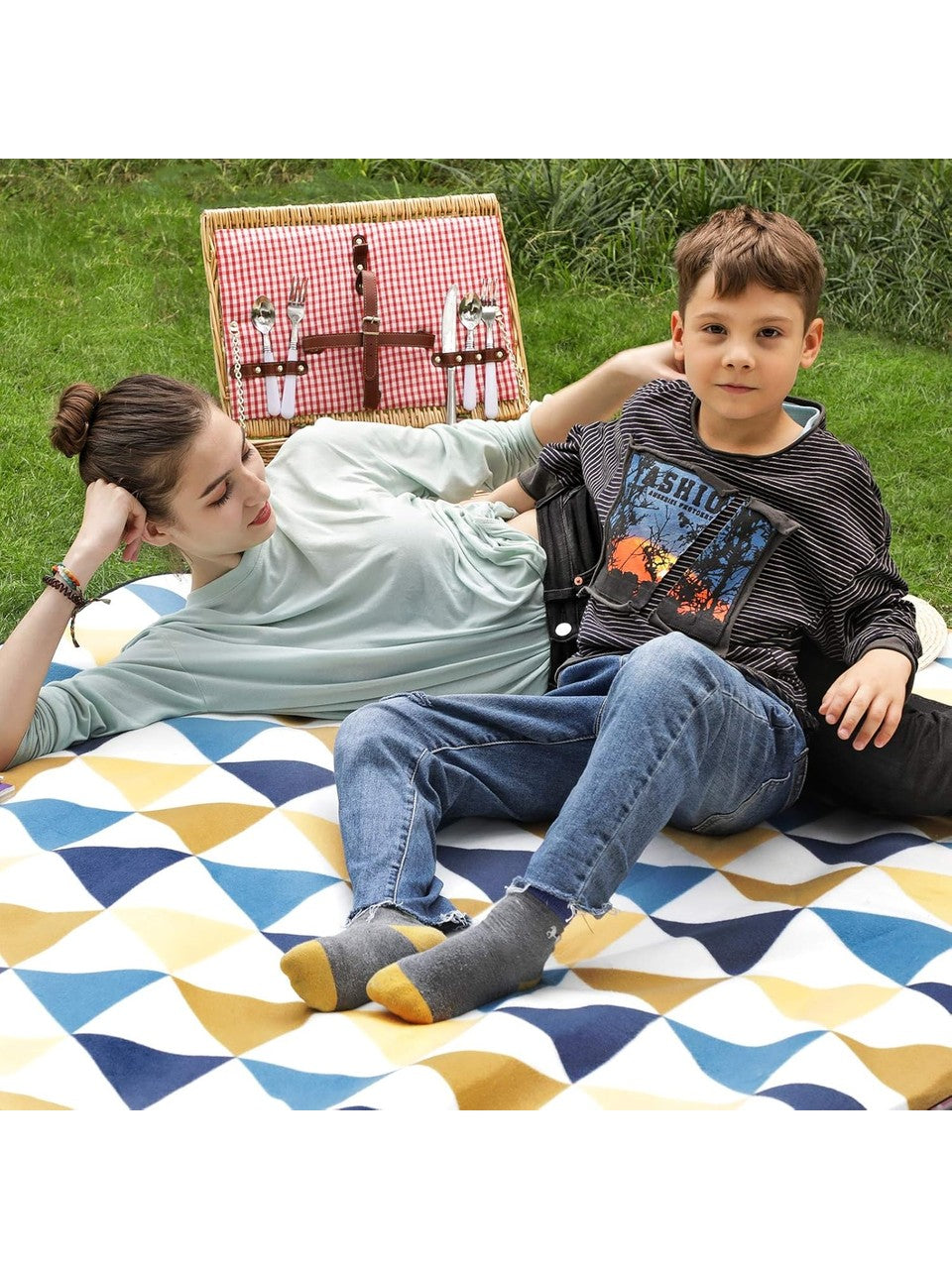 Songmics Piknik Örtüsü 200 x 150 GCM07S