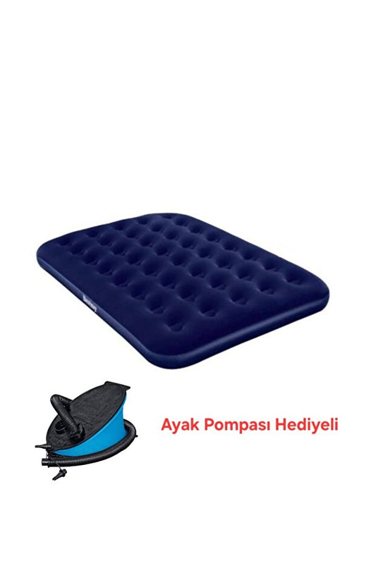 Bestway 191 x 137 x 22 cm Şişirilebilir Yatak (Ayak Pompası Hediyeli)