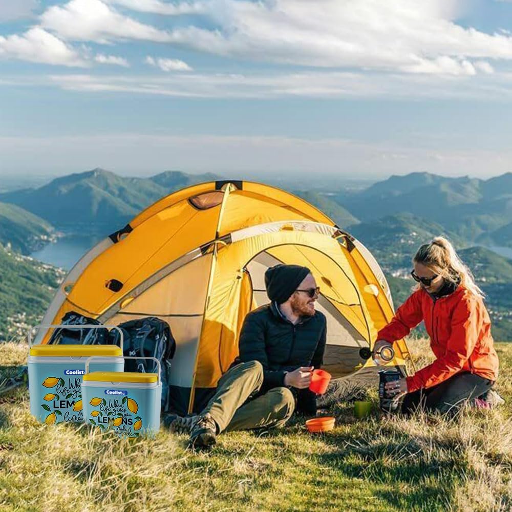 Coolist CLB24LM 24 Litre Limon Desenli Buzluk + 2 Adet 400GR. Buz Kaseti