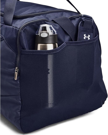 Under Armour UA Undeniable 5.0 Duffle Spor Çanta, Large, Gece Mavisi (410)/Metalik Gümüş