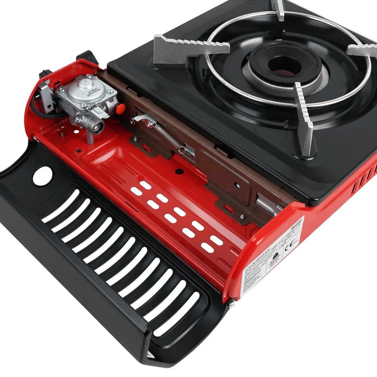 Orcamp Tekli Mini Portatif Ocak Kırmızı